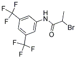 N1-[3,5-DI(TRIFLUOROMETHYL)PHENYL]-2-BROMOPROPANAMIDE 结构式