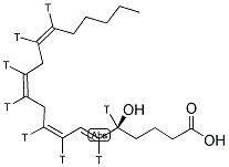 5-Hete-[5,6,8,9,11,12,14,15-3H(N)]- 结构式