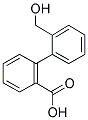 2'-Hydroxymethyl-biphenyl-2-carboxylic acid 结构式