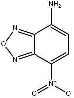 7-硝基-2,1,3-苯并噁二唑-4-胺 结构式