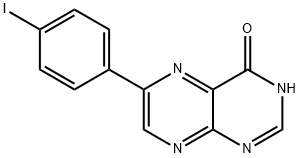 6-(4-IODOPHENYL)PTERIDIN-4(3H)-ONE 结构式