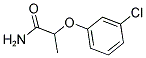 2-[3-CHLOROPHENOXY]PROPIONAMIDE 结构式
