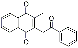 2-METHYL-3-(2-OXO-2-PHENYLETHYL)NAPHTHOQUINONE 结构式