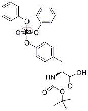 BOC-O-DIPHENYLPHOSPHO-L-TYROSINE 结构式