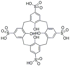 4-SULFONIC CALIX(4)ARENE 结构式