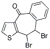 9,10-DIBROMO-9,10-DIHYDRO-4H-BENZO[4,5]CYCLOHEPTA[B]THIOPHEN-4-ONE 结构式