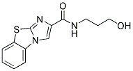 N-(3-HYDROXYPROPYL)IMIDAZO[2,1-B][1,3]BENZOTHIAZOLE-2-CARBOXAMIDE 结构式