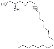 1-O-OCTADECYL-SN-GLYCEROL 结构式
