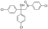 1,1-BIS(4-CHLOROPHENYL)-2-[(4-CHLOROPHENYL)SULFINYL]-1-ETHANOL 结构式