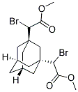 METHYL 2-BROMO-2-[3-(1-BROMO-2-METHOXY-2-OXOETHYL)-1-ADAMANTYL]ACETATE 结构式