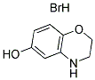 3,4-二氢-2H-苯并[B][1,4]噁嗪-6-醇氢溴酸盐 结构式