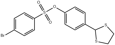 4-(1,3-DITHIOLAN-2-YL)PHENYL 4-BROMOBENZENESULFONATE 结构式