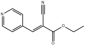 ETHYL 2-CYANO-3-(4-PYRIDINYL)ACRYLATE 结构式