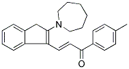 3-(2-AZEPAN-1-YL-1H-INDEN-3-YL)-1-(4-METHYLPHENYL)PROP-2-EN-1-ONE 结构式