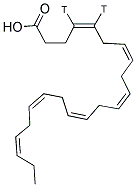 DOCOSAHEXAENOIC ACID, 4,7,10,13,16,19 [4,5-3H]- 结构式