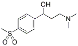 α-[2-(Dimethylamino)ethyl]-4-(methylsulphonyl)benzyl alcohol 结构式