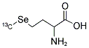 DL-硒代蛋氨酸-甲基-13C1 结构式