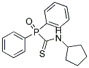 N-CYCLOPENTYLOXO(DIPHENYL)PHOSPHORANECARBOTHIOAMIDE 结构式