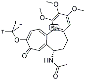 COLCHICINE, [RING C, METHOXY-3H] 结构式