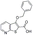 3-(苄氧基)噻吩并[2,3-B]吡啶-2-羧酸 结构式