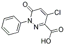 4-CHLORO-6-OXO-1-PHENYL-1,6-DIHYDRO-3-PYRIDAZINECARBOXYLIC ACID 结构式