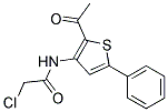N1-(2-ACETYL-5-PHENYLTHIEN-3-YL)-2-CHLOROACETAMIDE 结构式