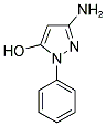 3-AMINO-5-HYDROXY-1-PHENYLPYRAZOLE 结构式