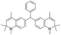 6,6'-(Phenylmethylene)bis(1,2,2,4-tetramethyl-1,2-dihydroquinoline) 结构式