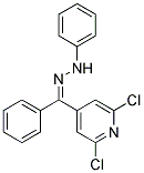 (2,6-DICHLORO-4-PYRIDYL)(PHENYL)METHANONE PHENYLHYDRAZONE 结构式