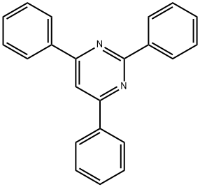 2,4,6-三苯基嘧啶 结构式