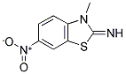 3-METHYL-6-NITRO-3H-BENZOTHIAZOL-2-YLIDENEAMINE 结构式