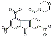 4-(MORPHOLINOCARBONYL)-2,5,7-TRINITRO-9H-FLUOREN-9-ONE 结构式