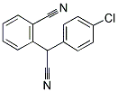 2-[(4-CHLOROPHENYL)(CYANO)METHYL]BENZENECARBONITRILE 结构式