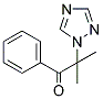 2-Methyl-1-phenyl-2-(1,2,4-triazolyl)propan-1-one 结构式