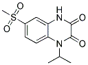 1-ISOPROPYL-6-(METHYLSULPHONYL)-2,3(1H,4H)-QUINOXALINEDIONE 结构式