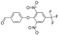 4-[2,6-DINITRO-4-(TRIFLUOROMETHYL)PHENOXY]BENZALDEHYDE 结构式