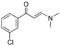 1-(3-CHLOROPHENYL)-3-(DIMETHYLAMINO)-2-PROPEN-1-ONE 结构式