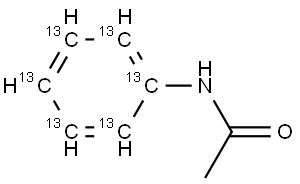 ACETANILIDE (RING-13C6) 结构式