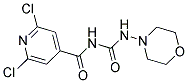 N-[(2,6-DICHLORO-4-PYRIDYL)CARBONYL]-N'-MORPHOLINOUREA 结构式