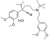 VERAPAMIL HCL, [N-METHYL-3H]- 结构式