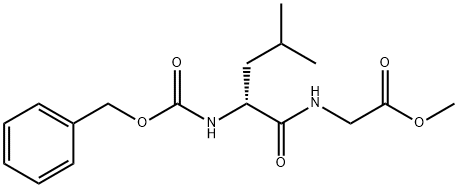 Z-D-LEU-GLY-OH 结构式