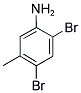 2,4-DIBROMO-5-METHYLPHENYLAMINE 结构式