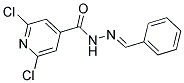 N'4-BENZYLIDENE-2,6-DICHLOROPYRIDINE-4-CARBOHYDRAZIDE 结构式