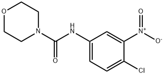 N-(4-氯-3-硝基苯基)吗啉-4-甲酰胺 结构式