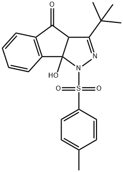 3,4-DIAZA-5-(TERT-BUTYL)-2-HYDROXY-3-((4-METHYLPHENYL)SULFONYL)TRICYCLO[6.4.0.0(2,6)]DODECA-1(8),4,9,11-TETRAEN-7-ONE 结构式