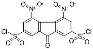 4,5-DINITROFLUORENONE-2,7-DISULPHONYL CHLORIDE 结构式
