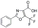2-PHENYL-5-(TRIFLUOROMETHYL)-OXAZOLE-4-CARBOXYLIC ACID 结构式