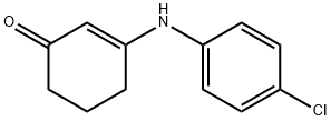 3-[(4-氯苯基)氨基]-1-环己-2-烯酮 结构式