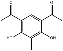 1-(5-ACETYL-2,4-DIHYDROXY-3-METHYLPHENYL)ETHAN-1-ONE 结构式