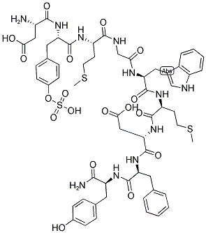 (TYR9)-CHOLECYSTOKININ OCTAPEPTIDE (SULFATED) 结构式